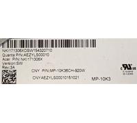 Clavier Qwertz Swiss-Allemand Packard Bell EasyNote ENLG81BA 6B.C44N7.024 MP-10K3 MP-10K36CH-920W AEZYLS00010 NKI171306X NK.I1713.06X TOPCASE Noir