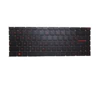 Clavier rétro-éclairé pour Ordinateur Portable, Mots Rouges, pour MSI Creator 15M A9SD A9SE A10SE A10SD A10SET, français FR Noir, sans Cadre, Nouveau