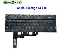 Clavier rétroéclairé AZERTY français pour ordinateur portable avec interface utilisateur espagnole pour MSI Prestige 14 A10 A10RAS A10RB A10RBS 15 A10SC MS-14C1 MS-16S3 MS-1551 UI backlit
