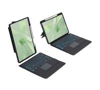 Clavier rétroéclairé Bluetooth Étui Folio pour Huawei MatePad Air 12" (2024) [NE CONVIENT PAS AU MatePad Air 11,5" (2023)], rétro-éclairage & TrackPad Souris & Clavier détachable