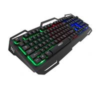 Clavier Rétroéclairé Coloré Avec Lumière Led, Accessoire D'ordinateur De Gamer, Avec Trou De Dérivation De Liquide, Pour La Maison, 2021 Ak-400