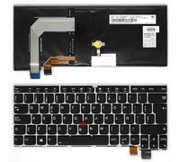 Clavier rétroéclairé compatible avec Lenovo THINKPAD T460S Cadre argenté