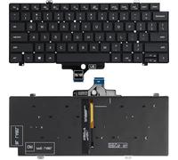 Clavier rétroéclairé de rechange pour ordinateur portable Dell Latitude 7420 7430 7520 7530 5420 5421 5430 5431 5440, Precision 3470 3480 Series P/N : 0MV4X8, US Layout Backlight