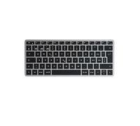 Clavier Rétroéclairé Espagnol Bluetooth Compact Slim X1 sans Pavé Num Gris