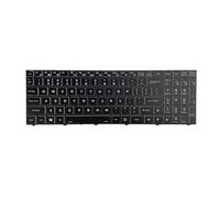 Clavier rétroéclairé for ordinateur portable, compatible avec Clevo, N250, N650, N850, N950, N750, N957, PA70, P950, N857, N855 et N960 (disposition anglaise américaine, rétroéclairage couleur).(A)