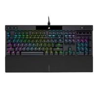 CORSAIR K70 RGB PRO Clavier de Jeu Mécanique Filaire - Interrupteurs Linéaires Cherry MX Red, SOCD, PBT Double-Shot Keycaps, 8000Hz Hyper-Polling, NKRO, Anti-Ghosting, Tournoi Switch, AZERTY FR - Noir