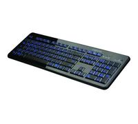 Clavier rétroéclairé - LogiLink - USB - Allemand - Noir - Filaire