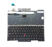 Clavier rétroéclairé pour ordinateur portable Lenovo (version américaine, espagnole, brésilienne, portugaise) pour Thinkpad T14S Gen 1 / P1 3 X1 pour Extreme 3rd Facile à remplacer(US NoBacklit Point)