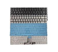 Clavier rétroéclairé SP LA AR BR PT TW, Compatible avec HP ，Pavilion, X360, 14-CD, 14-CE, 14-CM, 14-DA, 14-DK, 14-CK, 14-CC, 14M-CD, 14-DQ et 14T-CD.(SP NoBacklit Silver)