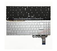 Clavier rétroéclairé US/Russe, Compatible avec ASUS, Vivobook, E1504, E1504F, E1504FA, K3605VC, K3605ZC, K3504VA, S3504YA, S3504VA, K3605z et V3605VC(Black RU Backlit)