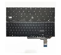 Clavier rétroéclairé US/Russe/français, Compatible avec ASUS, Vivobook, X1703, X1703ZA, X1704ZA, X1704VA, X1704VAP, X1702, X1702Z, X1702ZA, M1702 et M1702Q.(Black-Russ-Backlit)