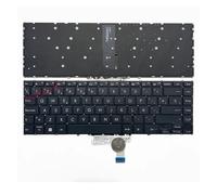 Clavier rétroéclairé US/Russe/ukrainien/Espagnol/AZERTY, Compatible avec ASUS ，ZenBook UX363, UX363E, UX363EA, UX363C, UX363CA, UX363J et UX363JA.(Gray Russ Backlit)