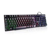 Clavier - Rii - RK100+ - Rétro-éclairé LED - AZERTY - Filaire USB - 5 Couleurs
