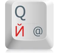 Clavier Russe [Rouge - 11X13Mm] Autocollant Clavier Russe Pour Ordinateur Portable Et Pc[COM912167]