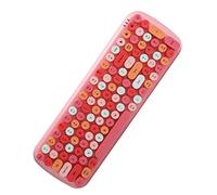 Clavier sans Fil 5.1, Clavier Rond Rétro à 100 Touches, Compatible avec Le Système Win/OS X /, Convient pour PC, Ordinateur Portable, Tablette, Téléphone Portable, Etc. (#1)