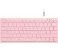 Clavier sans fil A4TECH FBX51C FSTyler Baby pink, Bluetooth, 2.4 GHz, USB-C, Cyrillique, Rose