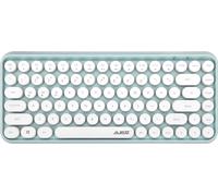 Clavier sans fil Ajazz 308i à 84 touches, connexion BT/technologie de réduction du bruit/économie d'énergie intelligente/mise en veille automatique, vert