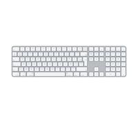 Clavier sans fil Azerty Apple Magic Keyboard avec Touch ID et pavé numérique Blanc