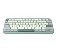 ASUS Clavier Marshmallow KW100 – Compact 75% Bluetooth 5.0, 1,6 mm, 10M clics – Vert/Gris/Blanc