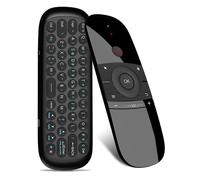 Clavier sans fil avec télécommande et fonction souris, récepteur USB, compatible Windows, Android, Mac et Linux