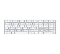 Clavier sans fil Azerty Apple Magic Keyboard avec Touch ID et pavé numérique Blanc