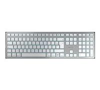 CHERRY KW 9100 SLIM FOR MAC clavier Universel USB + Bluetooth AZERTY Français Argent