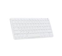 Clavier Sans Fil - BLUESTORK - MINI MAC R - Compact - Rechargeable - Blanc