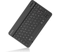 Clavier Sans Fil Bluetooth 10 Pouces, [Azerty Français] Clavier Léger Fin Keyboard Pour Ipad, Android Tablette Samsung Galaxy, Xiaomi/Redmi Pad, Huawei/Honor Pad, Noir[Z25]