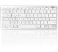 Clavier sans Fil Bluetooth pour Mac, MacBook Pro, Air, Mini, iMac, iPad Air 4/3, iPad Pro 12.9/11, Mini, iPhone Mini Clavier Mac Français AZERTY, Compact, Ultra Mince, Léger, Silencieux