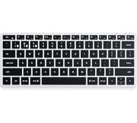Clavier sans Fil Bluetooth Slim X1, Clavier R?tro?clair? QWERTY Am?ricain, Multi-Dispositif? Clavier Lumineux pour MacBook Pro/Air, iPad Pro/Air,Mac Mini, iMac et Plus - Argent, US Am?ricain