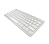 Clavier sans fil Bluetooth ultra plat avec 78 touches - Clavier allemand sans fil - Pas de conducteur - Clavier Bluetooth ultra plat avec 78 touches pour Android/iOS/Windows (arabe)