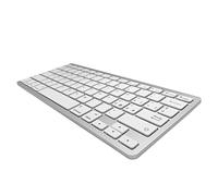 Clavier sans fil Bluetooth ultra plat avec 78 touches - Clavier allemand sans fil - Pas de conducteur - Clavier Bluetooth ultra plat avec 78 touches pour Android/iOS/Windows (italien)