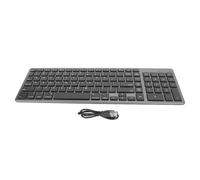Clavier sans fil BT 3.0 102 touches ergonomique, commutateur a ciseaux, rechargeable, pour ordinateur portable, tablette, telephone