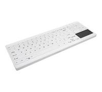 Clavier sans fil Cherry AK-C7412F-GUS-W/SP Blanc Espagnol Qwerty Blanc G