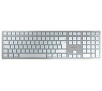 CHERRY KW 9100 SLIM FOR MAC clavier Universel USB + Bluetooth AZERTY Français Argent