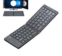 Clavier sans fil de voyage - clavier sans fil pliable, clavier portable rechargeable | Appareil Typer compact à faible bruit, fournitures de bureau pour les hommes femmes en plein air intérieur, clavi