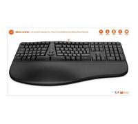 Clavier sans fil - Ergonomique - MOBILITY LAB - K30W - AZERTY - Multi-connexions - Noir