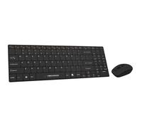 Clavier sans fil - Esperanza - EK122K - QWERTY - Noir - Souris incluse