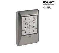 Clavier sans fil FAAC XKP W 433 Mhz 404037 en aluminium et inox 4 canaux