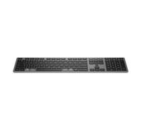 HP 720 - Clavier - multi-appareil, rechargeable, alimenté par SuperCapacitor, 22 touches programmables - full size - sans fil - Bluetooth, 2.4 GHz - QWERTY - Anglais - noir tombée de nuit Noir G