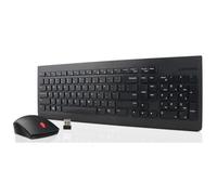 Clavier sans fil - Lenovo - 4X30M39472 - Mécanique - Noir - Souris incluse