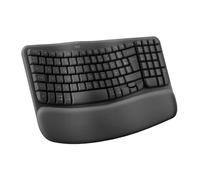 Clavier - Sans fil - Logitech - Wave Keys - AZERTY - Ergonomique - Repose poignets