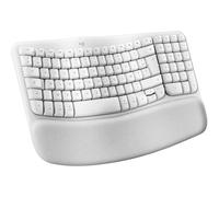 Wave Keys for Mac, clavier ergonomique sans fil avec repose-poignets rembourre, Bluetooth, Easy-Switch