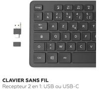 Clavier sans fil - MOBILITY LAB - Premium - AZERTY - Noir