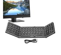 Clavier sans fil pliable, clavier pliable, clavier sans fil pliable en trois langues, petit clavier multilingue multilingue pour tablette et smartphone