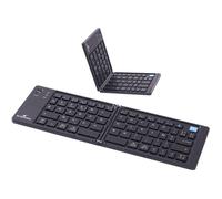 Bluestork - KB Mini Fold - Mini Clavier Bluetooth AZERTY FR Pliable - Rechargeable USB-C, 40H d’Autonomie- Clavier Pliant pour Tablette - Léger, Silencieux & Nomade - Windows/iOS/Android- New