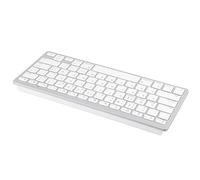 Clavier sans fil portable, clavier fin 78 touches, compact pour arabe, espagnol, français, coréen, russe, thaï, portugais, blanc, ordinateur OS X IOS (portugais)