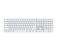 Clavier sans fil Qwerty Apple Magic Keyboard et pavé numérique Blanc