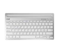 Clavier sans fil QWERTY Blanc LinQ, Compatible iOS / Android / Windows