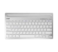 Clavier sans fil QWERTY Blanc LinQ, Compatible iOS / Android / Windows